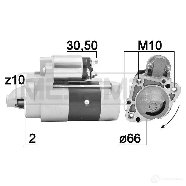 Стартер ERA 1439286853 FX 1NR 220935A изображение 0