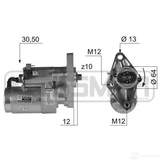 Стартер ERA 1439286871 WVFK Q 220379A изображение 0