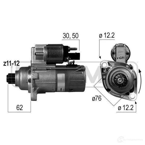 Стартер ERA 220535A E OLET 1439286896 - Изображение 1
