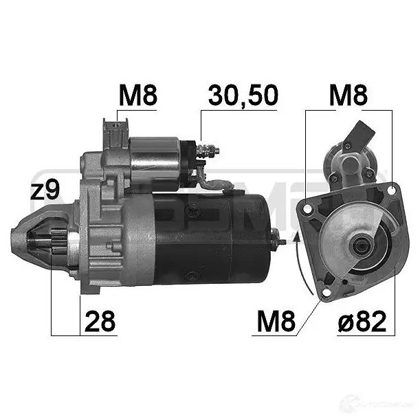 Стартер ERA 220183A 28Z GY 1439286908 изображение 0