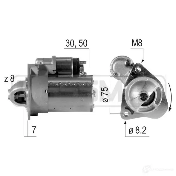 Стартер ERA 1439286947 N801 08A 220386A изображение 0