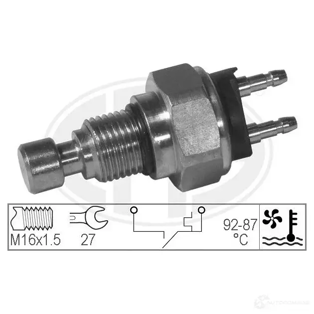 Датчик вентилятора радиатора ERA 1947024 330174 U 7WEIK изображение 0