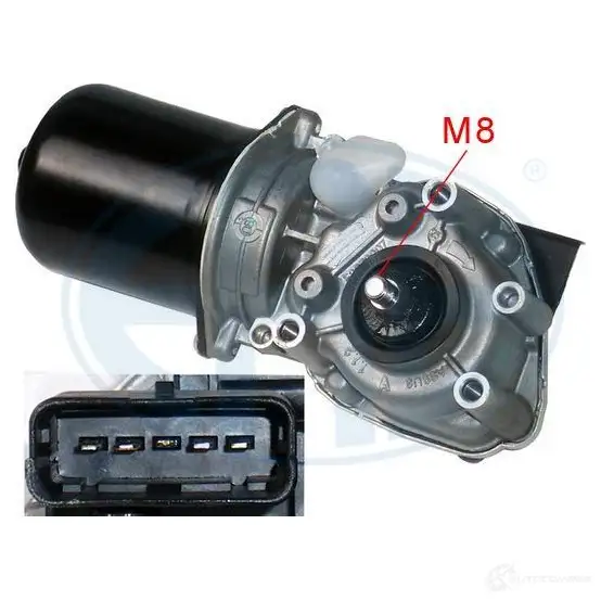 Мотор стеклоочистителя ERA 1437417332 4R2R K6 460158A