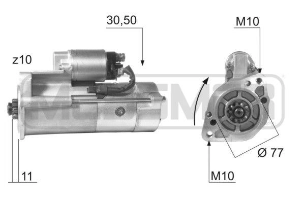 Стартер ERA 1VA EJ7C 1440474131 220115R