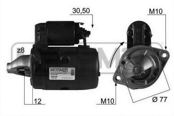 Стартер ERA 53 77M 1440474134 220120R изображение 0