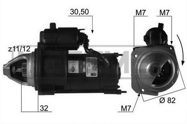 Стартер ERA 014OA H 1440474139 220127R изображение 0
