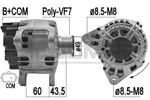 Генератор ERA RPX VC98 209165A 1440472847 изображение 0