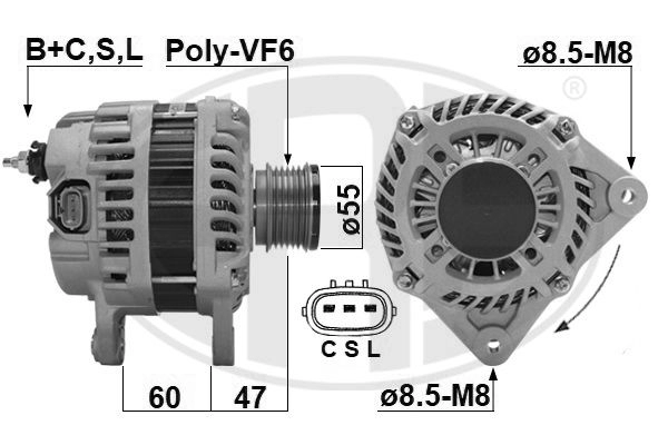 Генератор ERA SI EP0F 1440472931 209650A изображение 0