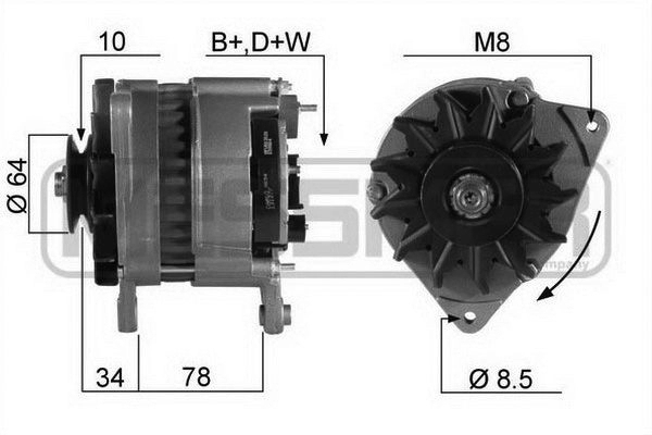 Генератор ERA 210055R 1440472986 QPBBS GM изображение 0