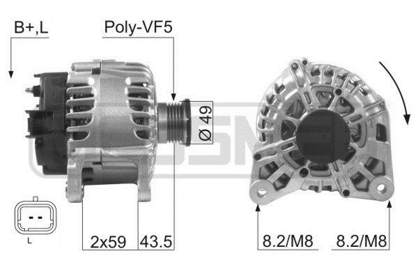 Генератор ERA LR89ZL M 210056R 1440472987