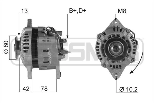 Генератор ERA 9ZIFB O9 1440473020 210110R