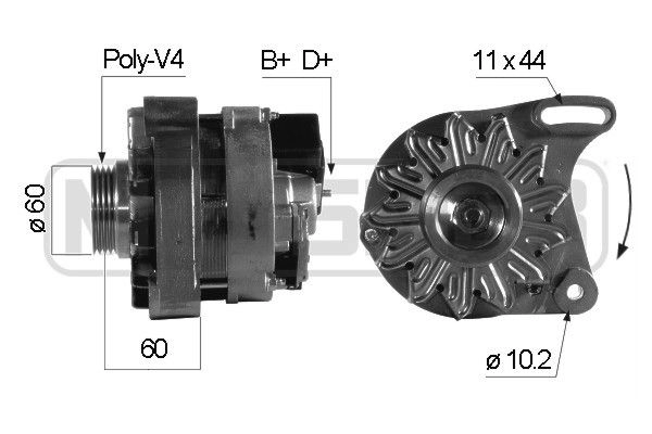 Генератор ERA CVQ 4U 210219R 1440473085