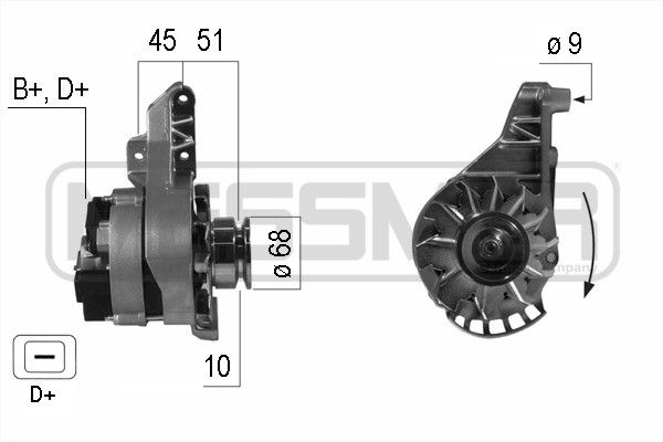 Генератор ERA 210232R 1440473091 8 11OI