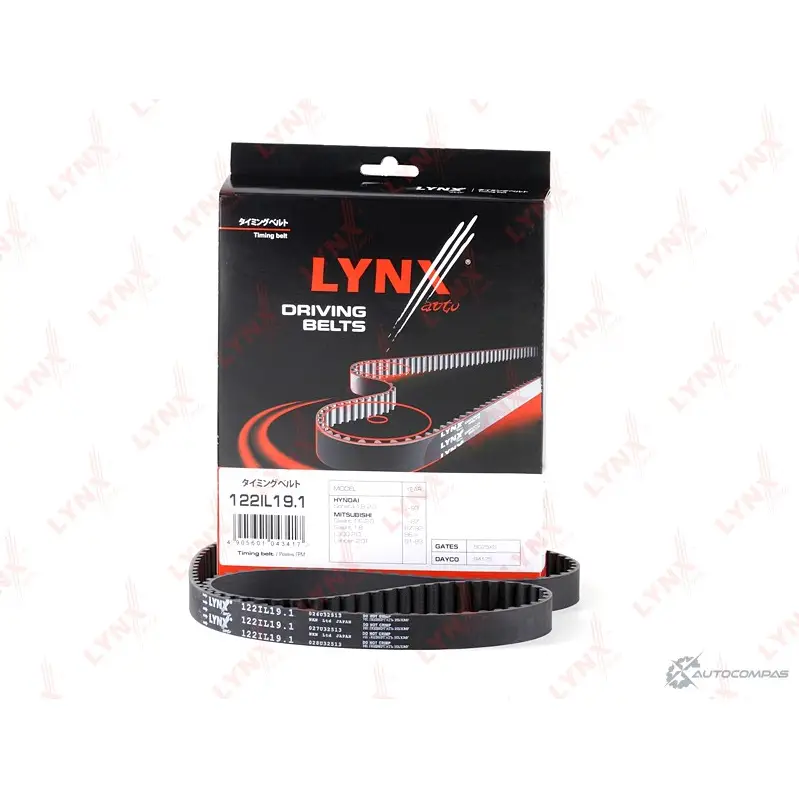 Ремень ГРМ LYNXAUTO 4905601043417 QCSWG A 3637725 122IL19.1