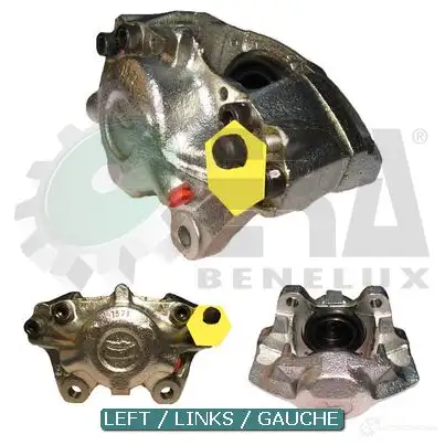 Тормозной суппорт ERA BENELUX bc60481 1879174 5415047021201 Z84H V3 изображение 0
