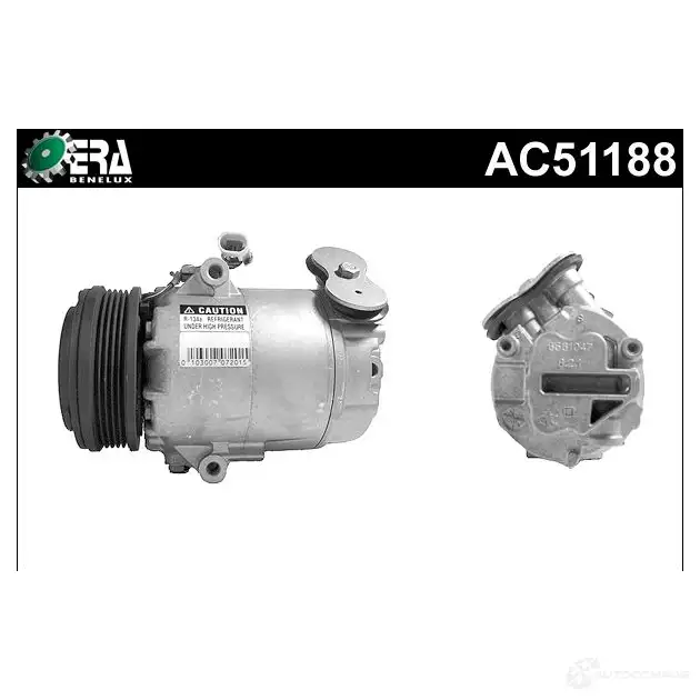 Компрессор кондиционера ERA BENELUX DZ 4EB 1877344 ac51188 5415047004242