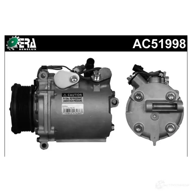 Компрессор кондиционера ERA BENELUX ac51998 JXW A67 5415047005577 1877530