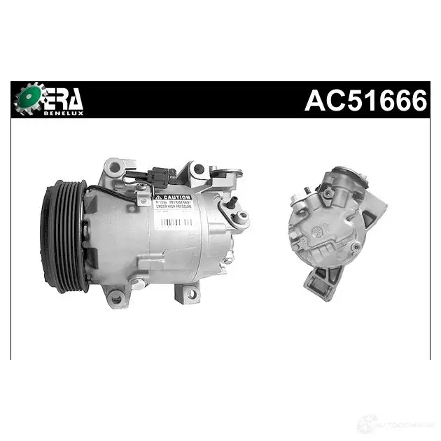 Компрессор кондиционера ERA BENELUX ac51666 1877460 PQ DOZ 5415047005119