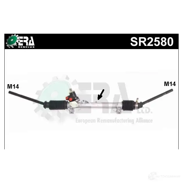 Рулевая рейка ERA BENELUX 1889212 DW T5BA sr2580 5415047121277
