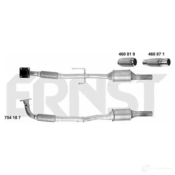 Катализатор ERNST T O82LN 754187 4007463754187 302244