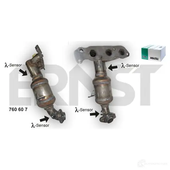 Катализатор ERNST 4007463760607 6 PH1I 302937 760607
