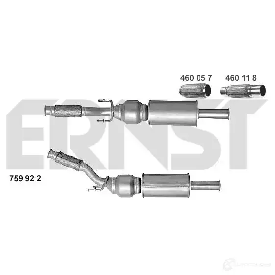 Катализатор ERNST 302856 M SOUGAR 4007463759922 759922 изображение 0