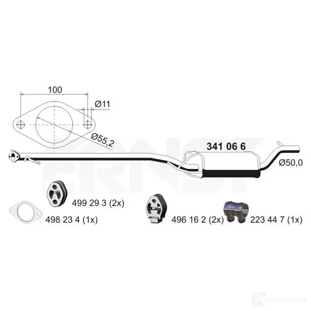 Резонатор ERNST 299946 4007463341066 341066 NMZJ D