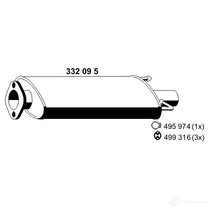 Резонатор ERNST 4007463332095 299840 E4GH RZN 332095