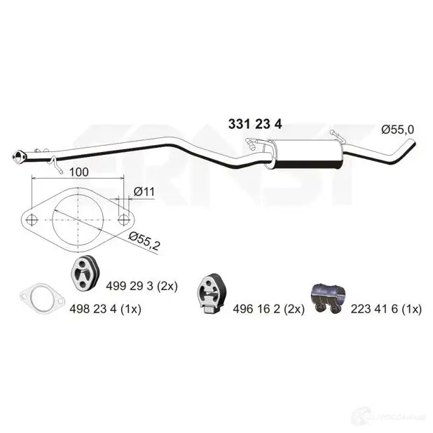 Резонатор ERNST 331234 299809 4007463331234 7BQW 0IG