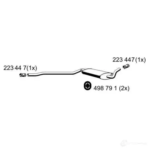Резонатор ERNST 4007463223027 299309 A 3TNI 223027