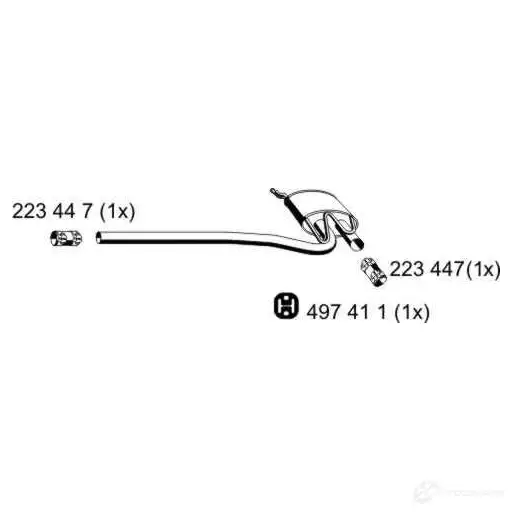 Резонатор ERNST 243025 4007463243025 GM 7LQS 299364