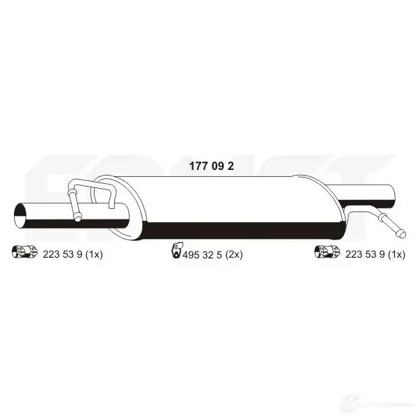 Резонатор ERNST D 4Z83 4007463177092 177092 298823 изображение 0