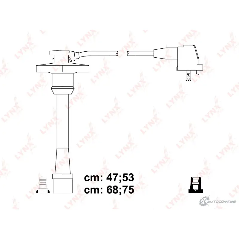 Высоковольтные провода зажигания LYNXAUTO SPC7545 4905601036365 6324384 0ZHM OVR изображение 0