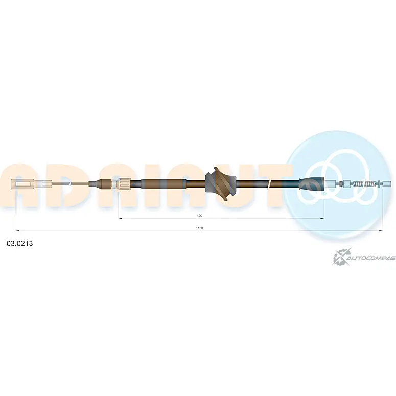 Трос ручника ADRIAUTO 03.0213 1 01UAF0 1436981477 изображение 0