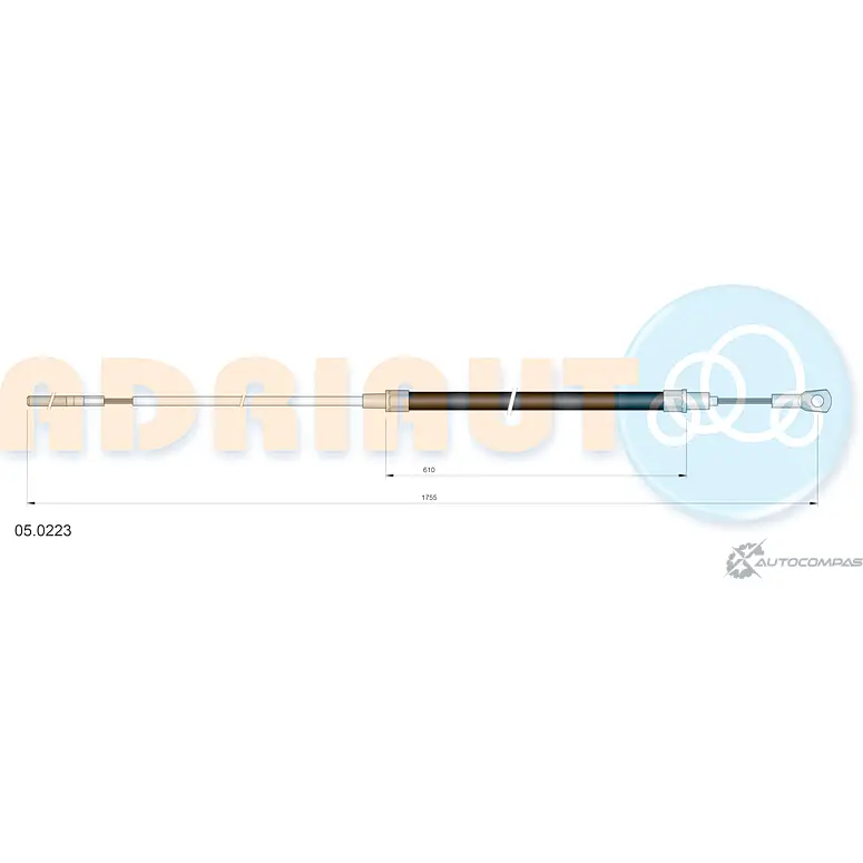 Трос ручника ADRIAUTO 4SEB7 V 05.0223 1436981540 изображение 0
