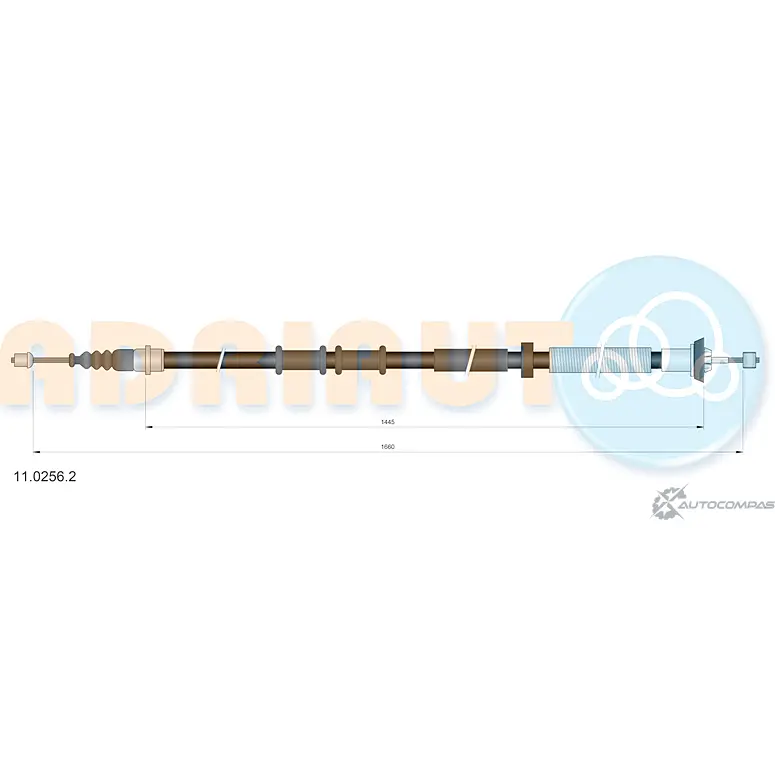 Трос ручника ADRIAUTO 11.0256.2 1436981439 T11YC 2 изображение 0