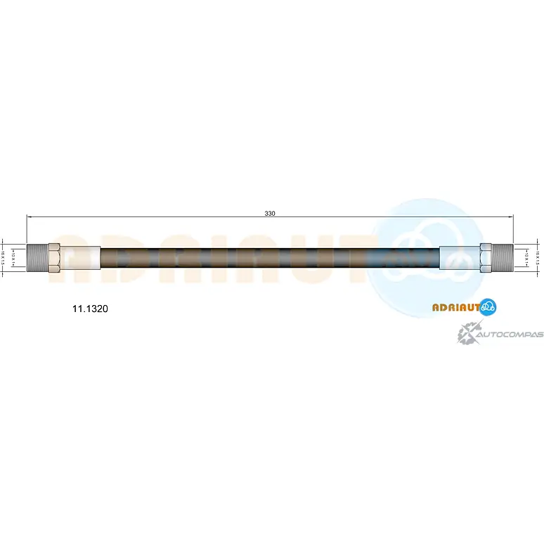 Тормозной шланг ADRIAUTO UJGET2 A 11.1320 1436978388
