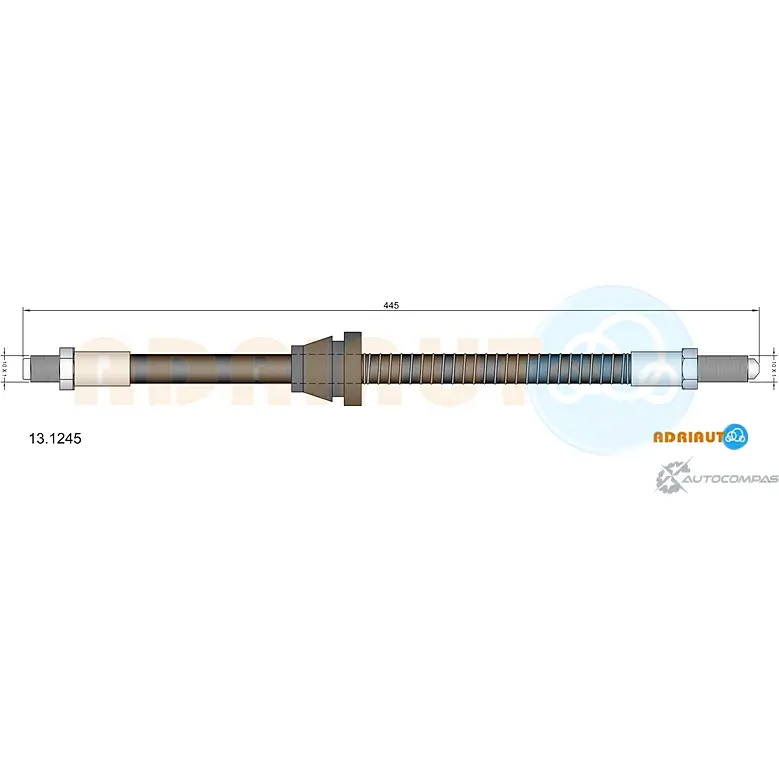 Тормозной шланг ADRIAUTO 1436978467 13.1245 3H CM7I изображение 0