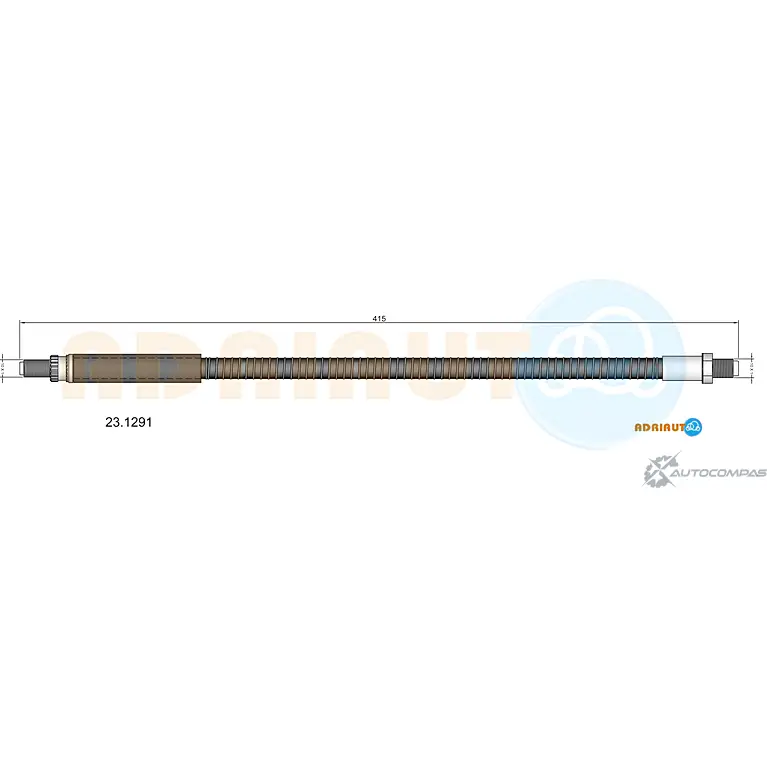 Тормозной шланг ADRIAUTO RTCDK H4 1436978936 23.1291 изображение 0