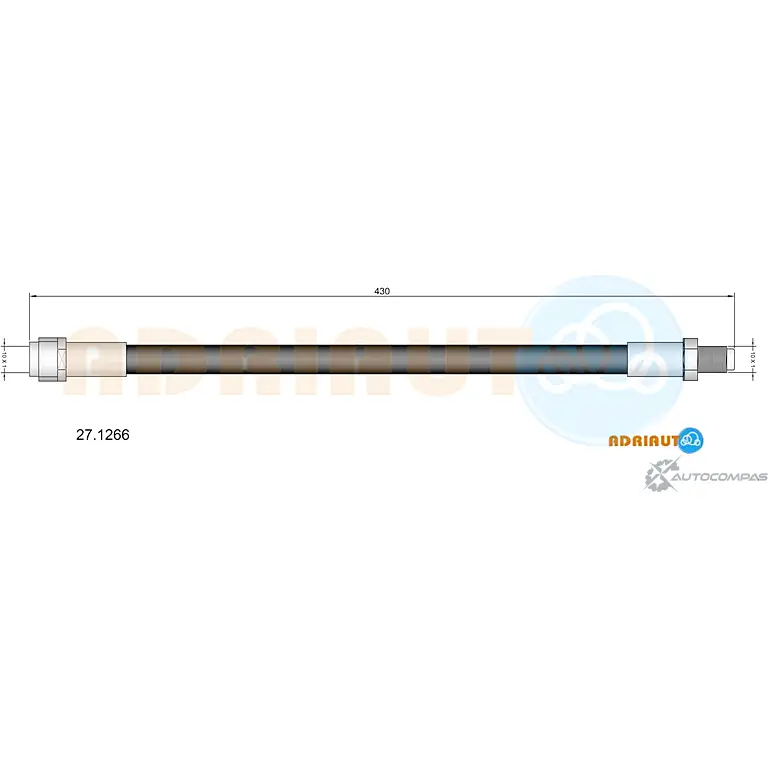 Тормозной шланг ADRIAUTO S 5SD5 27.1266 1436979054 изображение 0