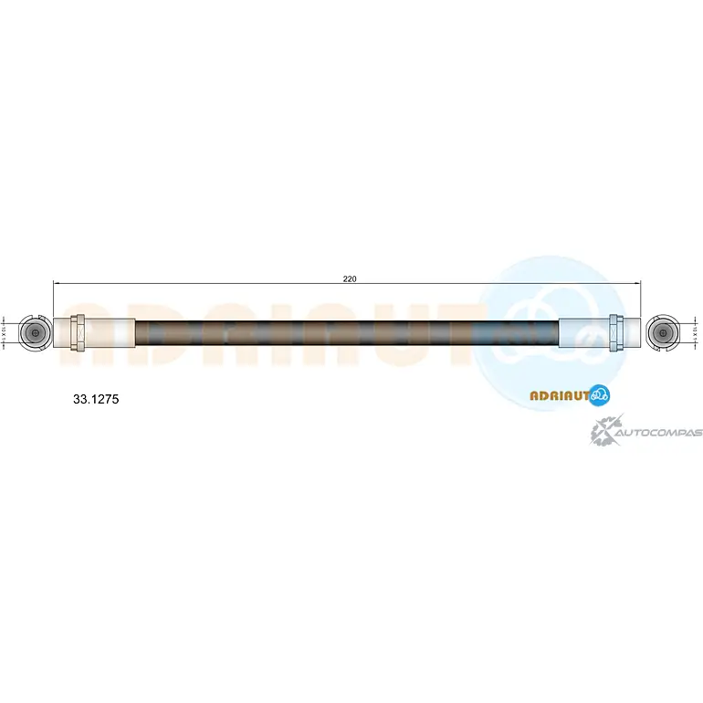 Тормозной шланг ADRIAUTO 1436979363 VZM SHB 33.1275