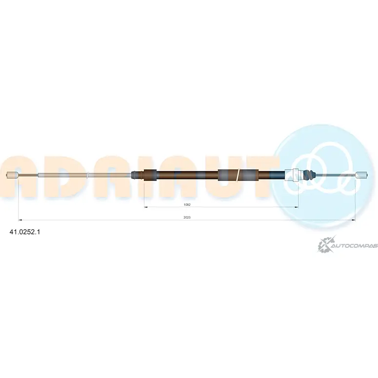 Трос ручника ADRIAUTO FVVY3 VD 41.0252.1 1436983481 изображение 0