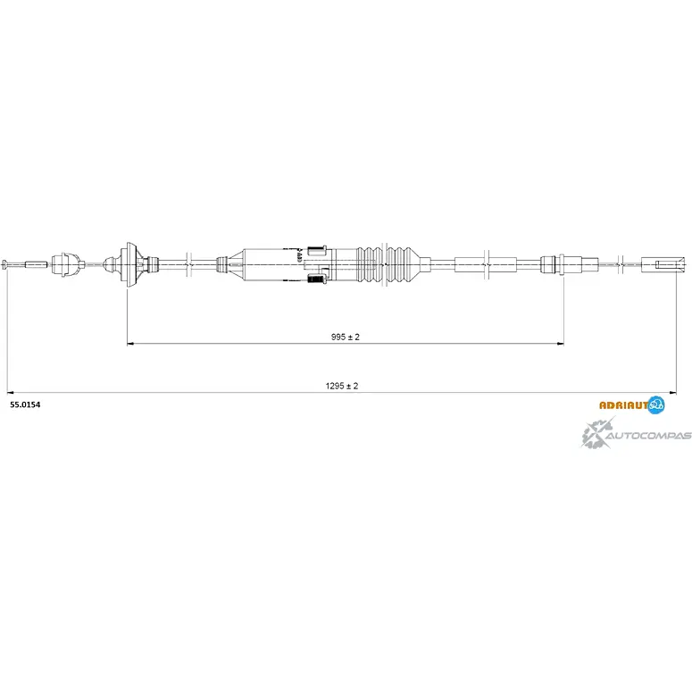 Трос сцепления ADRIAUTO X6RM C7 1436981136 55.0154