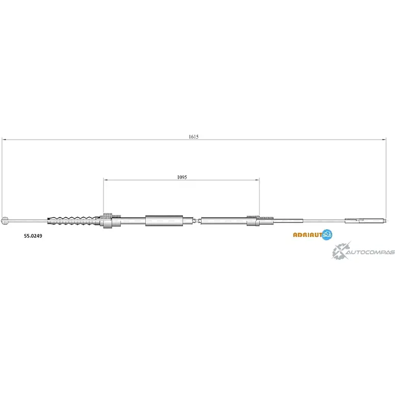 Трос ручника ADRIAUTO G6IQK NE 55.0249 1436984077 изображение 0