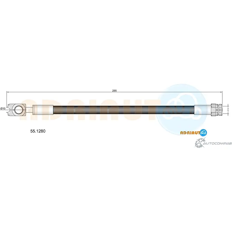 Тормозной шланг ADRIAUTO 5K EQK 1436978050 55.1280 изображение 0