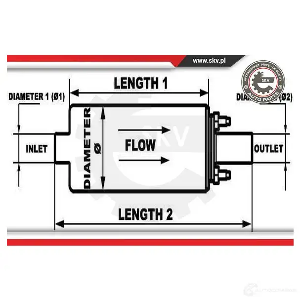 Топливный насос ESEN SKV NDV QM2 02skv271 4391513 5901947306079 изображение 3
