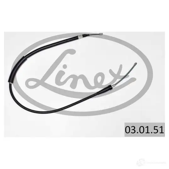 Трос стояночного тормоза LINEX 030151 2 BC4H 1437571882