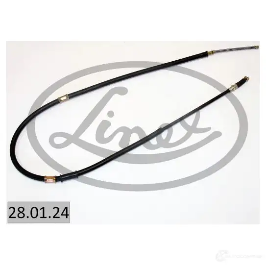 Трос стояночного тормоза LINEX 280124 L14DX E 1437571603