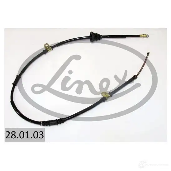 Трос стояночного тормоза LINEX 280103 Y 6S2ZQB 1437571655 изображение 0