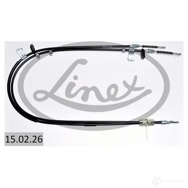 Трос стояночного тормоза LINEX 150226 1437572025 7 A92PG